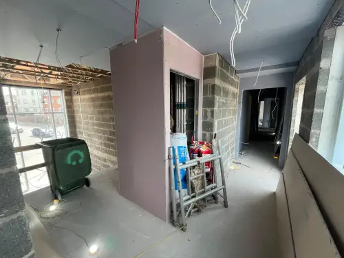 Click Here To Enlarge This Photo Of 16 Apartment Block  Drylining & Plastering Package